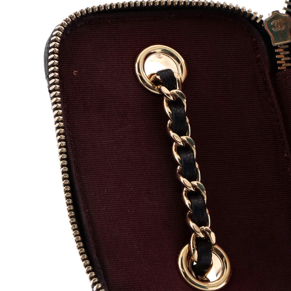 Chanel Classic Vanity Case With Chain #220661C32B - Picture 7 of 8